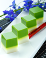 46. Green Tea Coconut Milk Gelatin 綠茶椰汁糕