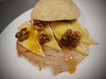 Broodje ham, brie, honing, walnoot