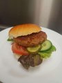 Broodje vegetarische burger naturel