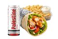 Crispy chicken wrap menu