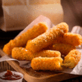 Mozzarella sticks 6 stuks