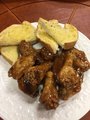 40 Wings + 4 Slices Garlic Bread