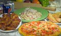 SICILY DEAL 8 (Large Pizza, Fettuccine Alfredo, 1 Garlic Bread, 15 Wings, 4 Cans of Pop)