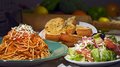 SICILY DEAL 9 (Spaghetti Arrabiata, 1 Garlic Bread, 1 Side Salad)