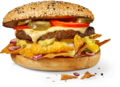 Macho Nacho burger menu