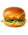 Kipburger honing mosterd