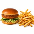 Kipburger sate menu