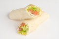 Wrap gerookte zalm