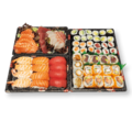Menu E, 52 stuks en sashimi mix