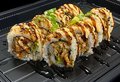 Spicy Tempura Sake Roll