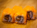 40. Ikura sake inside out roll