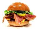 Bacon and cheese burger