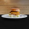 Crispy chicken burger