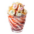 Sundae aardbei crunch