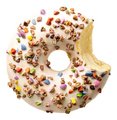 Donut crushed candy white