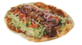Turkse pizza met döner