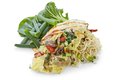 74. Vegetarische Omelet met Woknoodles