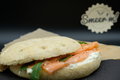 Foccacia Zalm/Roomkaas