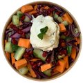 Healthy kapsalon bowl