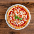 Pizza salmone