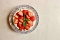Hangop met rood fruit coulis