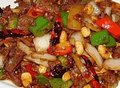 Ossehaasblokjes in Kwon Po saus