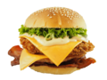 Chicken strip burger