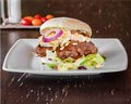 Gètenkaas Burragâh (geitenkaas burger)