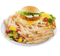 Fish Burger Schotel