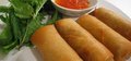 1. Po Piah Thod loempia's met kip en groenten