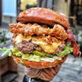 Mega mix burger (kip en vlees)