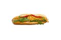 Baguette garnalen curry