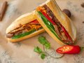 Baguette Gegrilde kip Hanoi