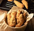Crispy chicken fingers