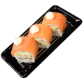 Smoked salmon roll