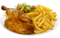 Halve haan menu