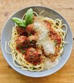 Pasta Meatballs & Parmesan