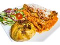 Cajun pulled chicken lasagne