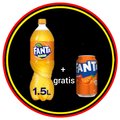 Fanta 1.5L+ Fanta 330ml gratis.