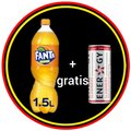 Fanta 1.5L+Slammer Energy gratis