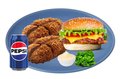 Belcrunch schotel met hamburger