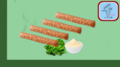 Vegetarische frikandel