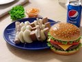Variantje schotel met hamburger