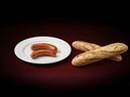 Stokbrood 27cm curryworst 2st