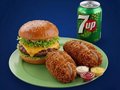 Belcrunch schotel met hamburger