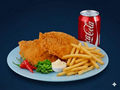 Pittig kipschnitzel menu D