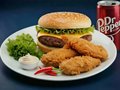 Chicken Strips spicy menu met hamburger