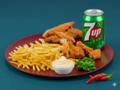 Hotwings + Chicken Strips spicy menu