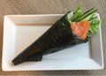 Sake temaki