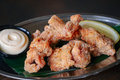 Kip karaage met kewpie mayo en citroen (5 stuks)